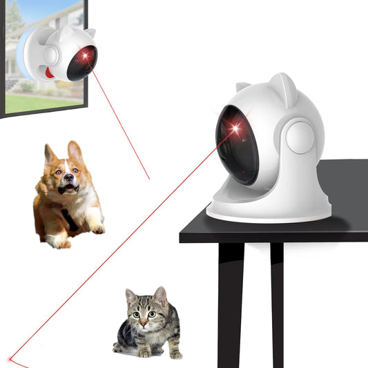 Automatic Rechargeable Cat Laser Toy – Interactive Motion Pet Teaser for Cats & Dogs