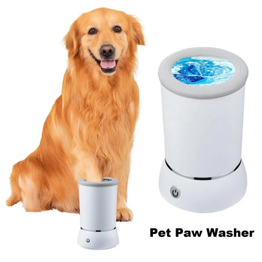 Rechargeable Pet Paw Washer – Portable Automatic Paw Cleaner Cup for Dogs & Cats